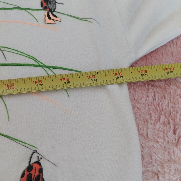 Jane Colby 1988 Ladybug in Heels Vintage Retro Y2k Shirt Top - Picture 10 of 12